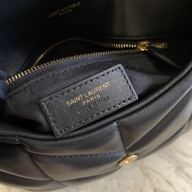 Сумка Saint Laurent YSL LOULOU PUFFER мини, складывается вдвое, н