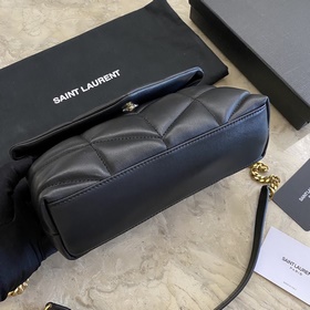 Сумка Saint Laurent YSL LOULOU PUFFER мини, складывается вдвое, н