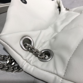 29 см_LOULOU PUFFER Сумка из стеганой кожи ягненка, изготовлена и