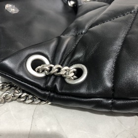 29 см_ LOULOU PUFFER Сумка из стеганой кожи ягненка, изготовлена 