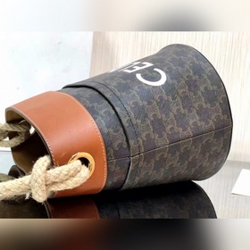 Новинка BUCKET CORDE сумка-ведро с логотипом 16868 Желто-коричнев