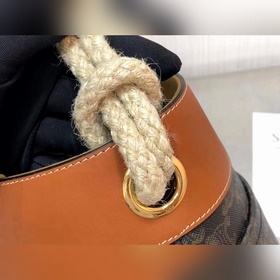 Новинка BUCKET CORDE сумка-ведро с логотипом 16868 Желто-коричнев