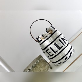 Новинка 22s TEEN CELINE Сумка из кожи с принтом по всей поверхнос