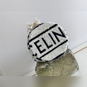 Новинка 22s TEEN CELINE Сумка из кожи с принтом по всей поверхнос