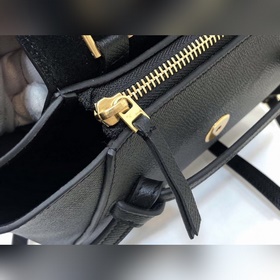 20 см в наличии BELT NANO Сумка из зернистой кожи Модель Су Мин Ю