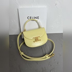 CELINE-23 Новая весенняя коллекция Mini Besace Сумка из гладкой к
