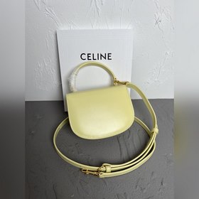 CELINE-23 Новая весенняя коллекция Mini Besace Сумка из гладкой к