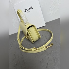 CELINE-23 Новая весенняя коллекция Mini Besace Сумка из гладкой к