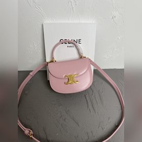 CELINE-23 Новая весенняя коллекция Mini Besace Сумка из гладкой к