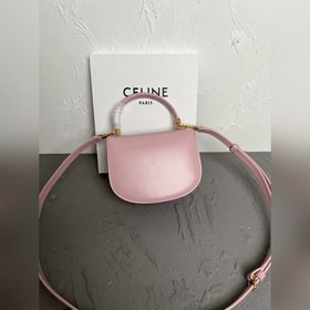 CELINE-23 Новая весенняя коллекция Mini Besace Сумка из гладкой к