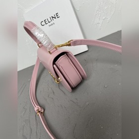 CELINE-23 Новая весенняя коллекция Mini Besace Сумка из гладкой к
