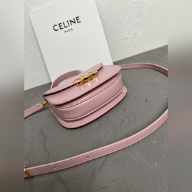 CELINE-23 Новая весенняя коллекция Mini Besace Сумка из гладкой к