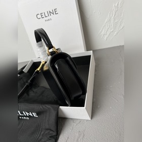 CELINE-23 Новая весенняя коллекция Mini Besace Сумка из гладкой к
