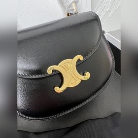 CELINE-23 Новая весенняя коллекция Mini Besace Сумка из гладкой к
