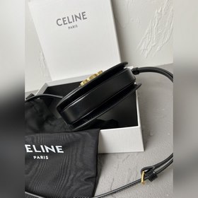 CELINE-23 Новая весенняя коллекция Mini Besace Сумка из гладкой к