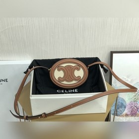 Новинка CELINE | Новый двухцветный маленький лунный пирог. Белая