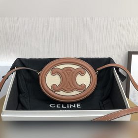 Новинка CELINE | Новый двухцветный маленький лунный пирог. Белая 