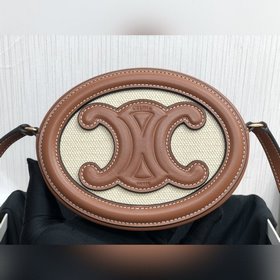 Новинка CELINE | Новый двухцветный маленький лунный пирог. Белая 