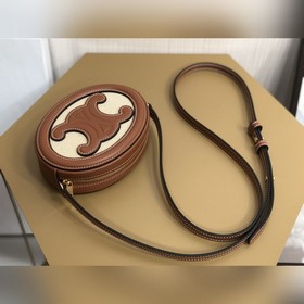 Новинка CELINE | Новый двухцветный маленький лунный пирог. Белая 