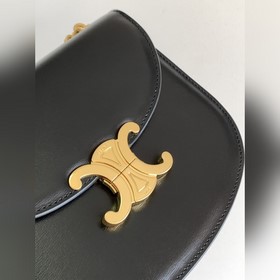 Новинка TEEN BESACE TRIOMPHE Сумка из блестящей кожи с цепочкой Н