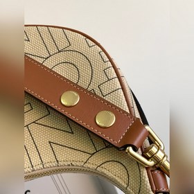 Новинки осень-зима 2023 | Сумка CELINE из канваса с вышитым триум