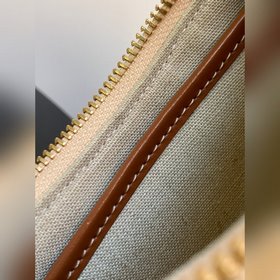 Новинки осень-зима 2023 | Сумка CELINE из канваса с вышитым триум