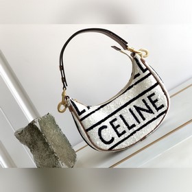 Новинки осени-зимы | Сумка CELINE AVA из ткани с черно-белым прин