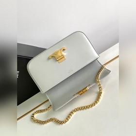 Новинка｜Маленькая сумка из блестящей кожи с цепочкой Новая сумка 