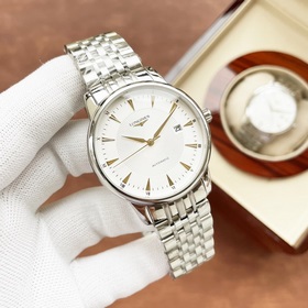 Элегантные мужские часы Longines, классический дизайн с тремя стр