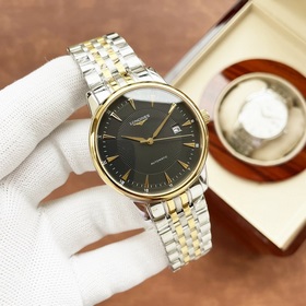 Элегантные мужские часы Longines, классический дизайн с тремя стр
