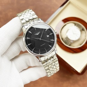 Элегантные мужские часы Longines, классический дизайн с тремя стр