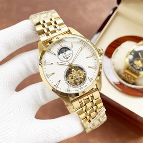 Элегантные мужские часы Longines с большим маятником и лунным кал