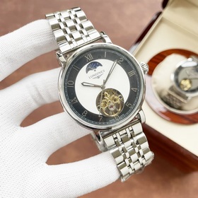 Элегантные мужские часы Longines с большим маятником и лунным кал