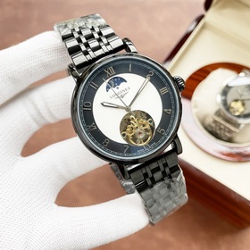 Элегантные мужские часы Longines с большим маятником и лунным кал