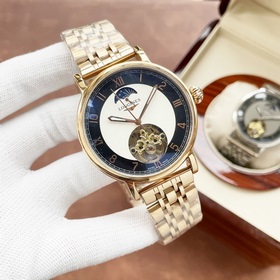 Элегантные мужские часы Longines с большим маятником и лунным кал