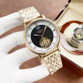 Элегантные мужские часы Longines с большим маятником и лунным кал