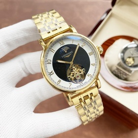 Элегантные мужские часы Longines с большим маятником и лунным кал