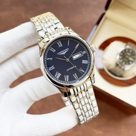 Элегантные мужские часы Longines, классический дизайн с тремя стр