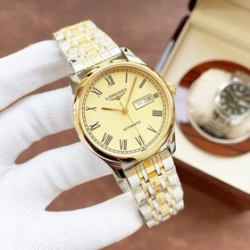 Элегантные мужские часы Longines, классический дизайн с тремя стр