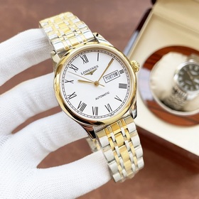 Элегантные мужские часы Longines, классический дизайн с тремя стр