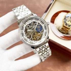 Элегантные мужские часы Longines с впечатляющим ажурным дизайном,
