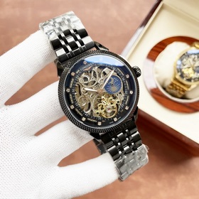 Элегантные мужские часы Longines с впечатляющим ажурным дизайном,
