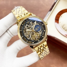 Элегантные мужские часы Longines с впечатляющим ажурным дизайном,