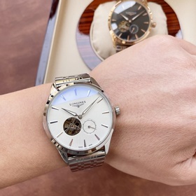 Элегантные мужские часы Longines с классическим двухстрелочным ме