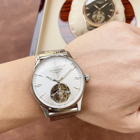 Элегантные мужские часы Longines с лаконичным дизайном с двумя ст