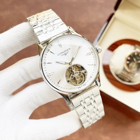 Элегантные мужские часы Longines с лаконичным дизайном с двумя ст