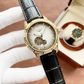 Элегантные мужские часы Longines с классическим тремя стрелками а