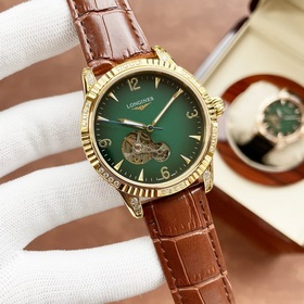 Элегантные мужские часы Longines с классическим тремя стрелками а