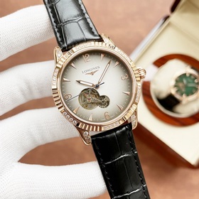 Элегантные мужские часы Longines с классическим тремя стрелками а
