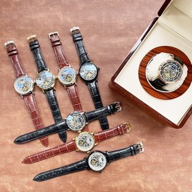 Элегантные мужские часы Longines с впечатляющим ажурным дизайном,